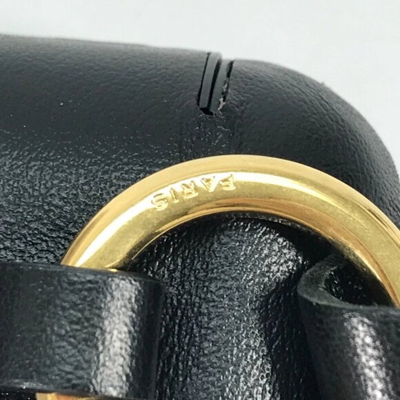 SAINT LAURENT PARIS 635662 logo airpods case key holder Earphone case Black - Picture 3 of 14